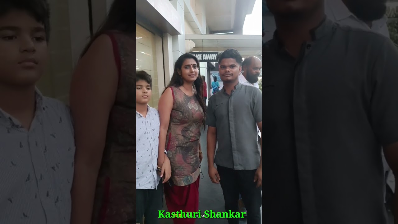 selfie with Actor! 🥰Kasthuri Shankar 🥰#2023 #youtubeshort #buddha