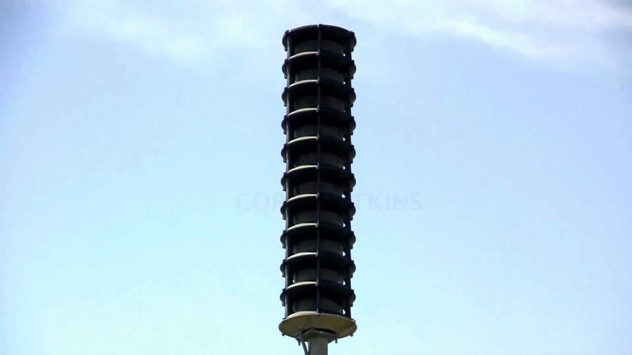Whelen WPS-2810 Tornado Siren Test with Tones!