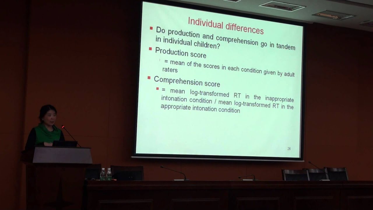 On the production-comprehension link in children's intonation