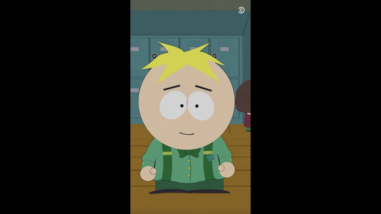 South Park | Trying to match Butters' energy this St. Patrick's Day #Shorts