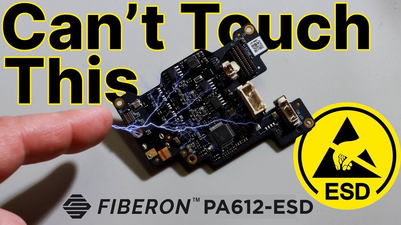 Fiberon&trade; PA612-ESD Demo: ESD-Safe 3D Prints for Tech Projects ⚡
