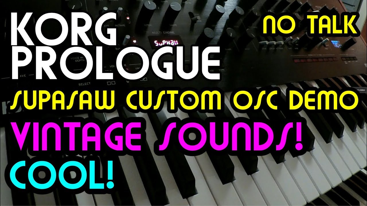SupaWave Custom OSC // Korg Prologue Custom Oscillator Demo