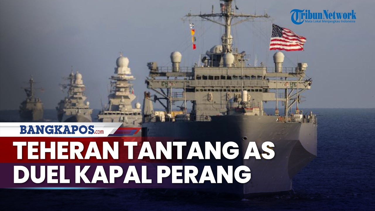 Genderang Perang Iran! Tantang Duel Kapal Perang, 10 Rudal Hipersonik Lumat Pusat Komando AS