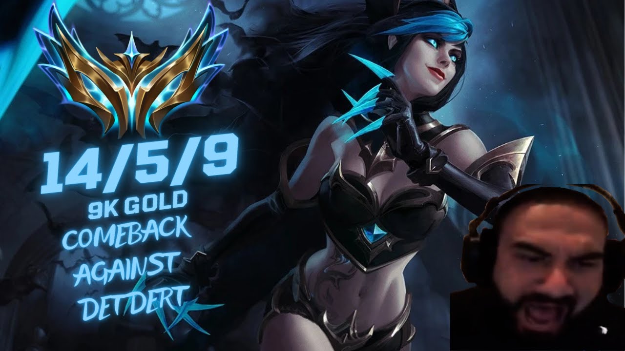 RANK 1 Evelynn World does insane 9K GOLD comeback against Detdert