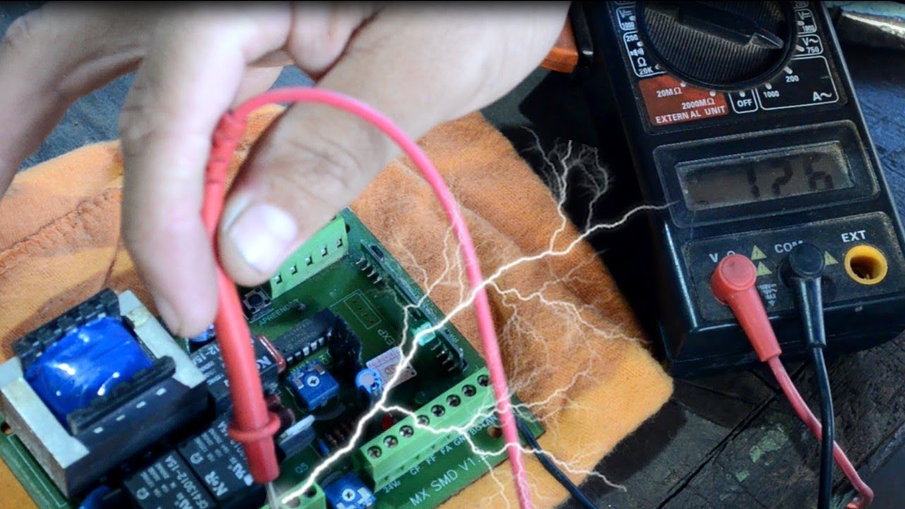 Como consertar placa portão eletrônico com defeito