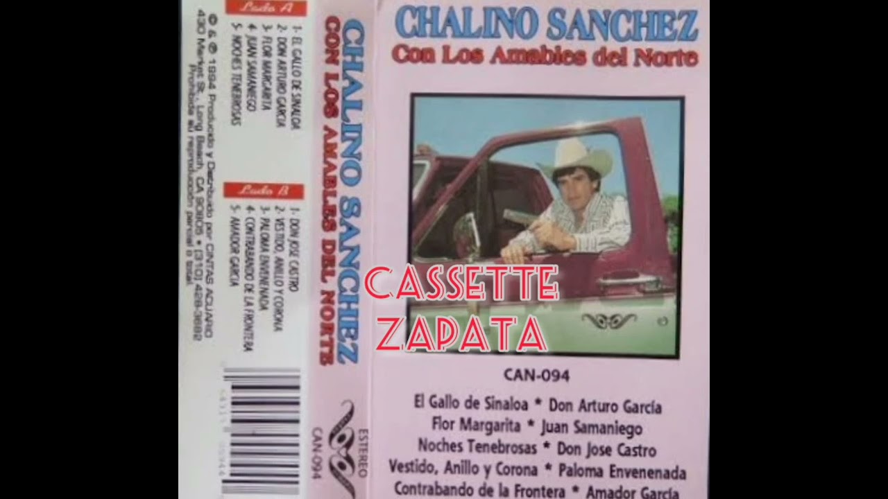 Chalino Sanchez Con Los Amables De La Frontera - Contrabando De La Frontera 1994