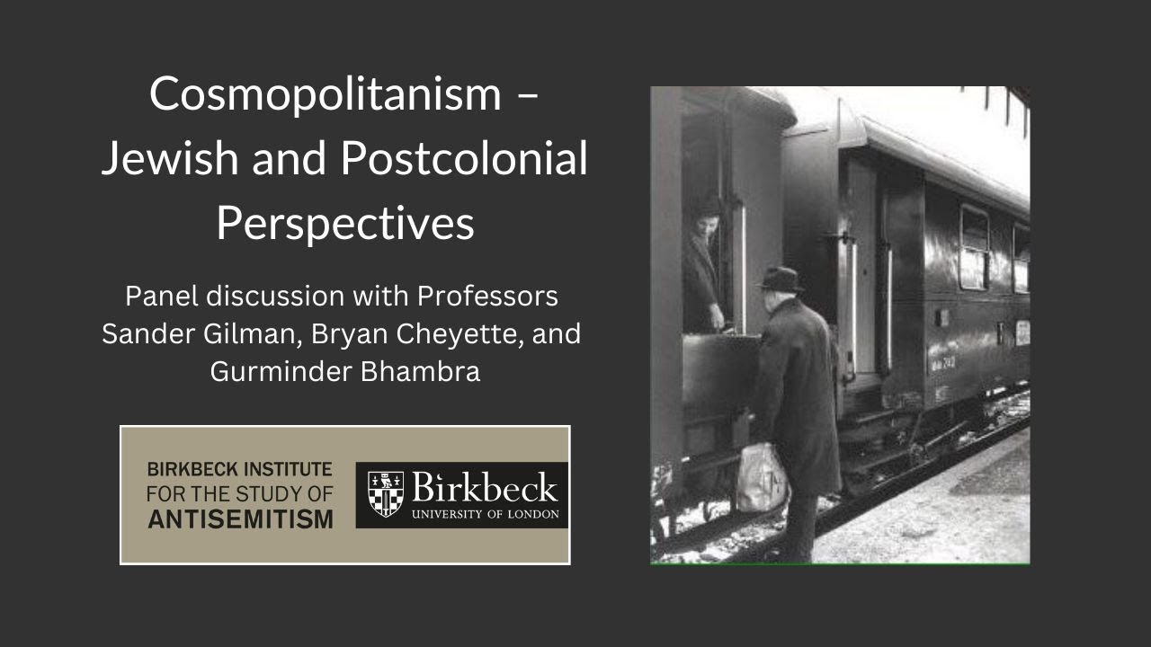 Cosmopolitanism – Jewish and Postcolonial Perspectives
