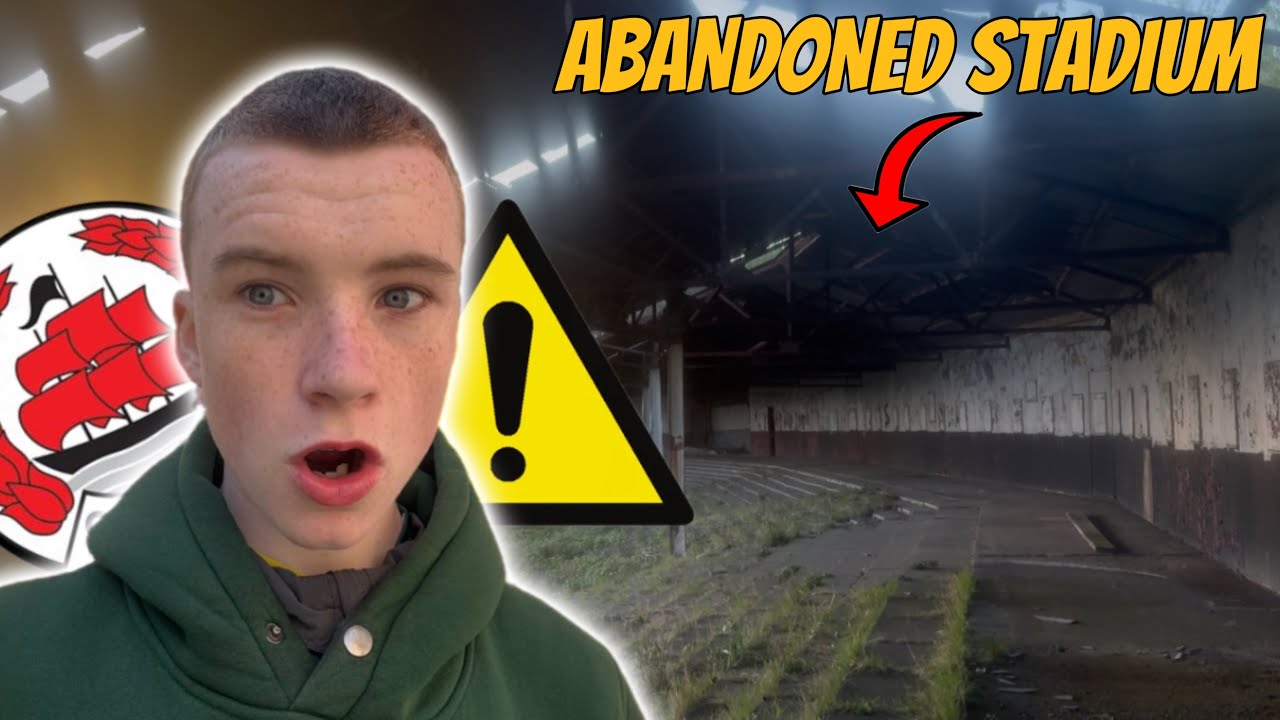 Scotlands ABANDONED CREEPY STADIUM!