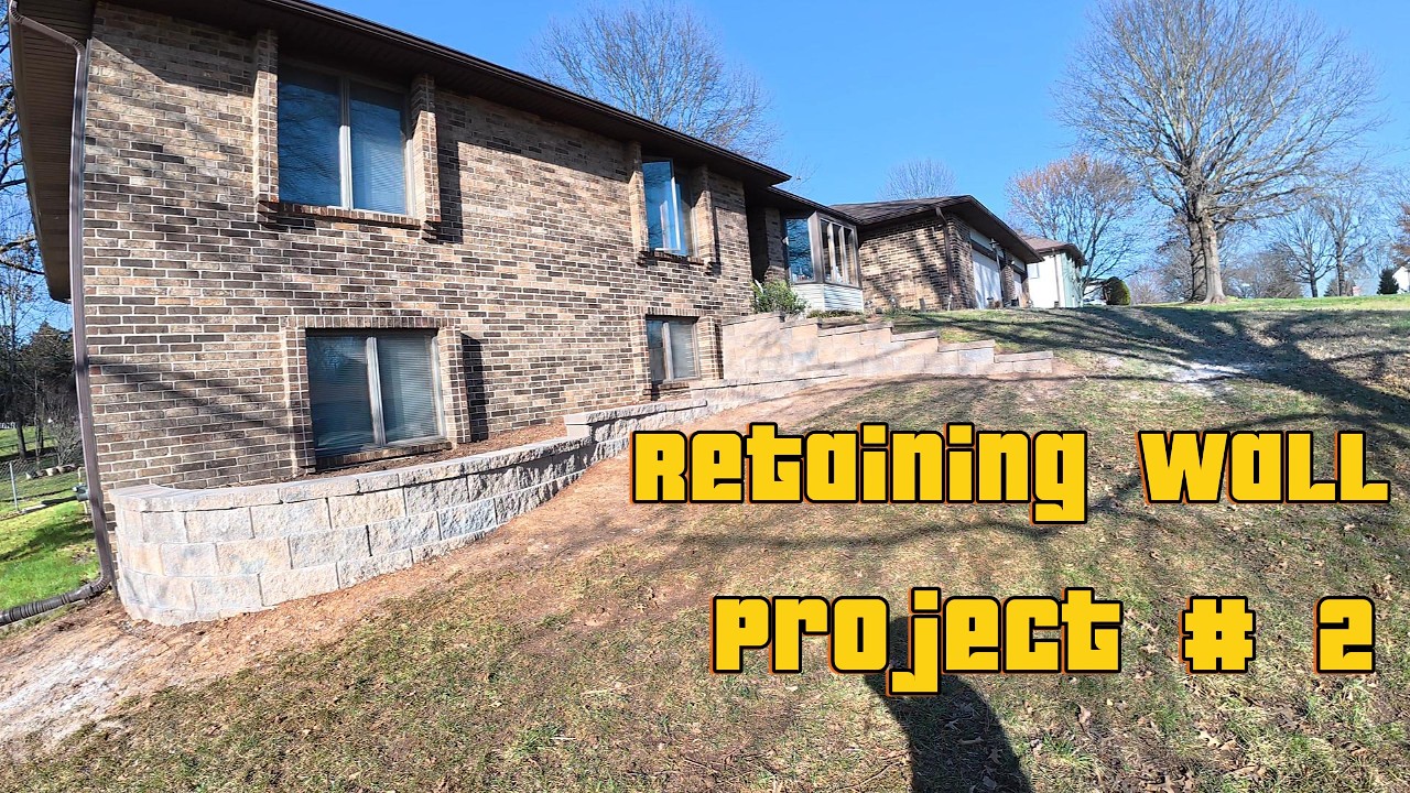 Retaining Wall Project # 2 / Landscape Renovation