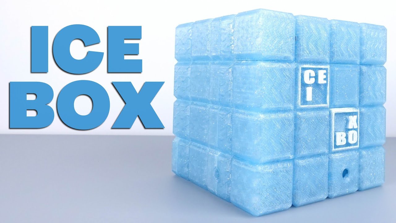 Ice Box Solution - 3D Printed - CoreMods Sequential Discovery Mechanical Puzzle