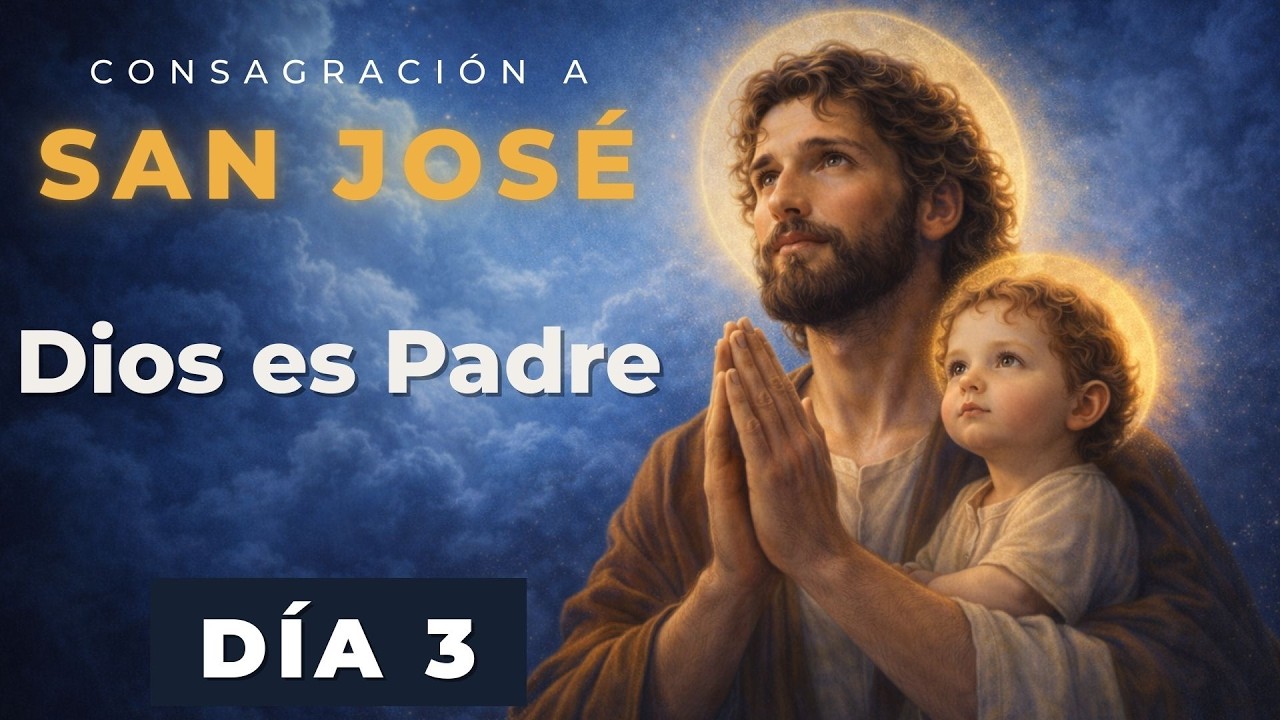 Consagración a SAN JOSÉ Día 3 | Dios es Padre y te ama sin medida