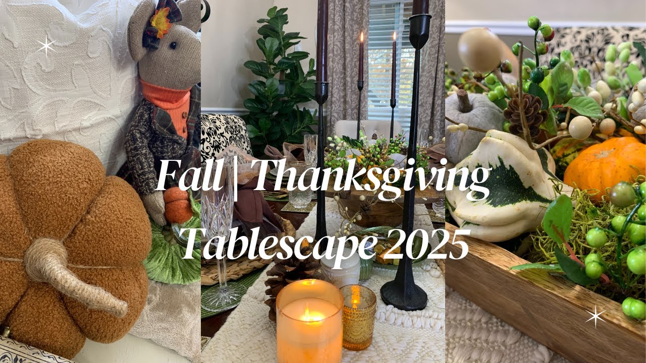 🍁Fall | Thanksgiving Tablescape 2025🍁