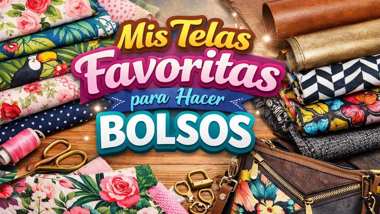 Que TELAS  utilizar para HACER BOLSOS, cuáles recomiendo/ Telas para hacer totebag/