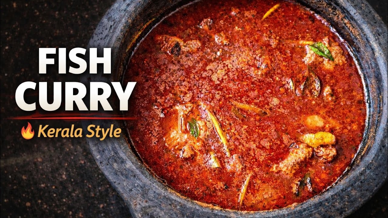 🔥 Easy Fish Curry at Home | 💯 Tasty Kerala Style Meen Curry 😋
