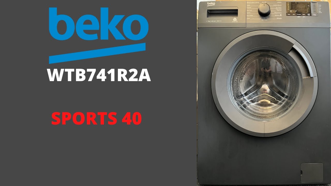 Beko WTB741R2A Washing Machine - Sports 40