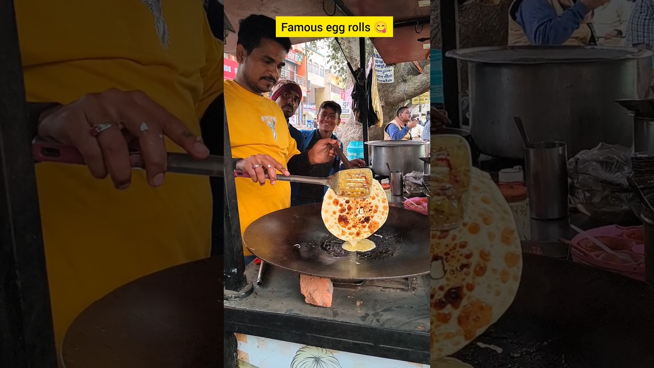 World Famous Indian Egg Roll 50 ₹ 😋| street food India| 
