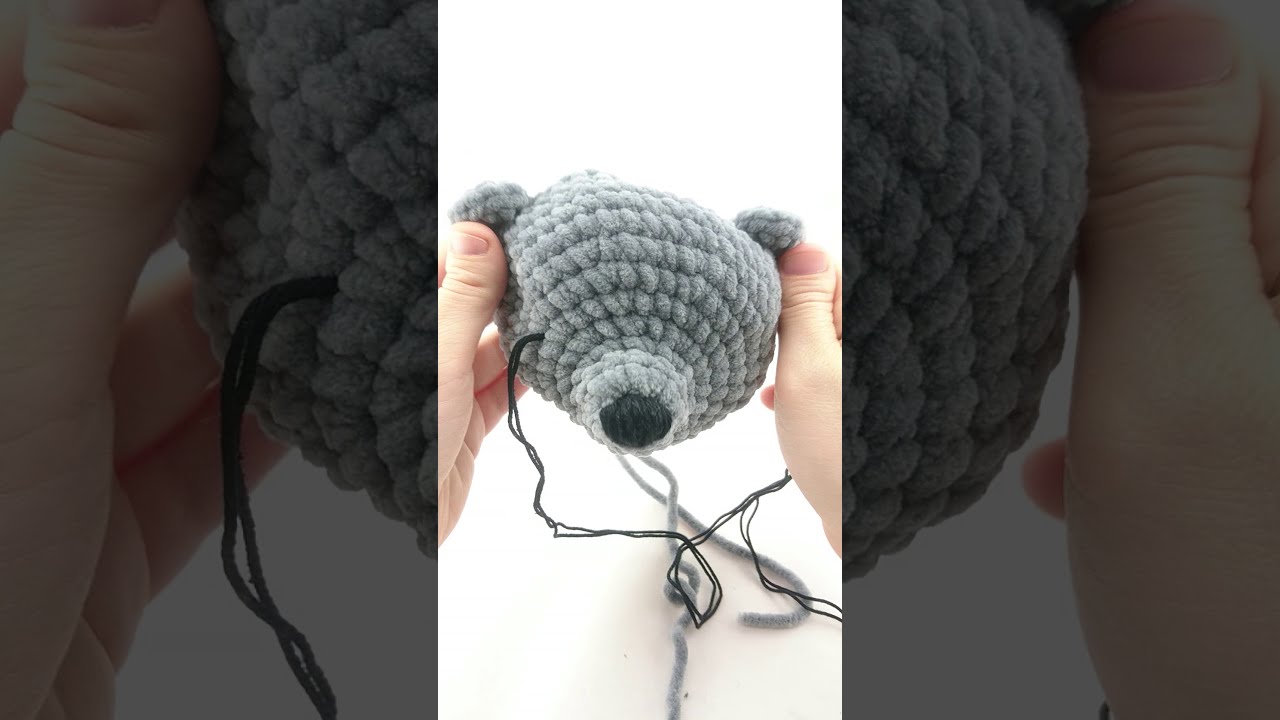 Wie sticke ich eine Nase auf beim Teddy Micha oder Fuchs Foxi /Amigurumis ? (leami, leami.gurumi)