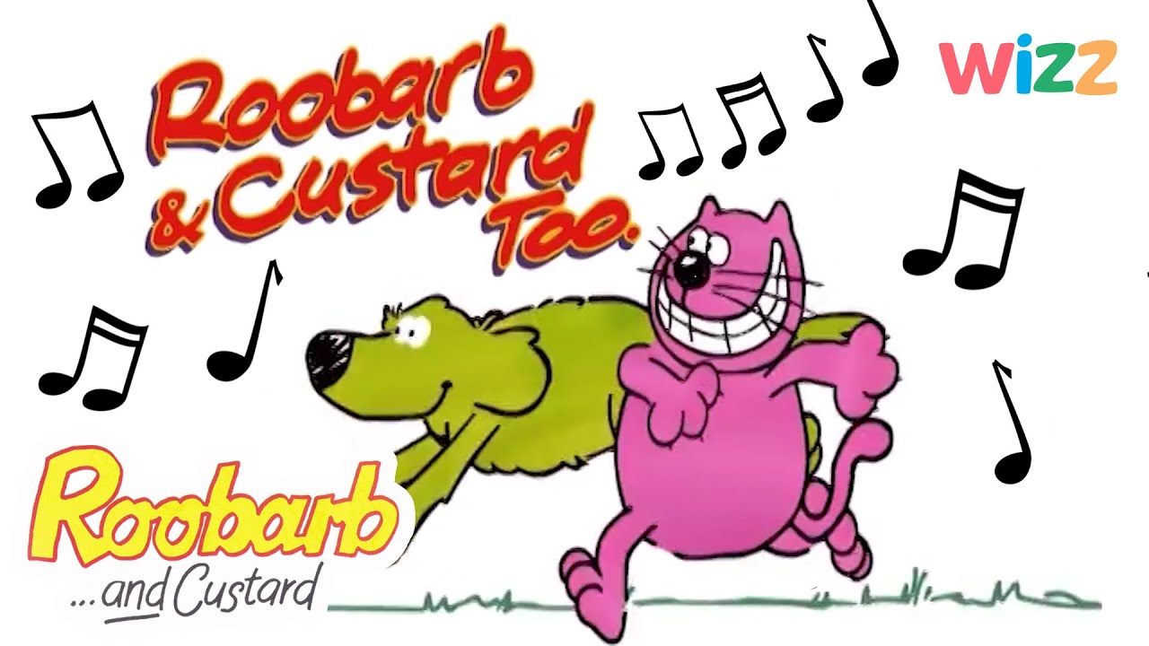 Roobarb and Custard | Original Full Theme Song! | Classic Cartoons | Wizz