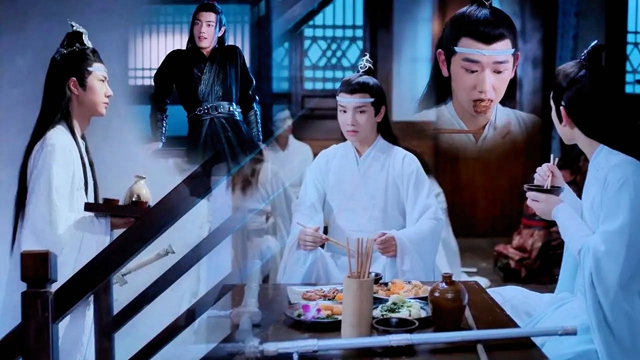 【MOVIE】95🐇王一博當眾遞酒寵妻，一旁孩子直接看呆，這還是高冷含光君嗎？#陈情令 #王一博 #肖战 #博君一肖