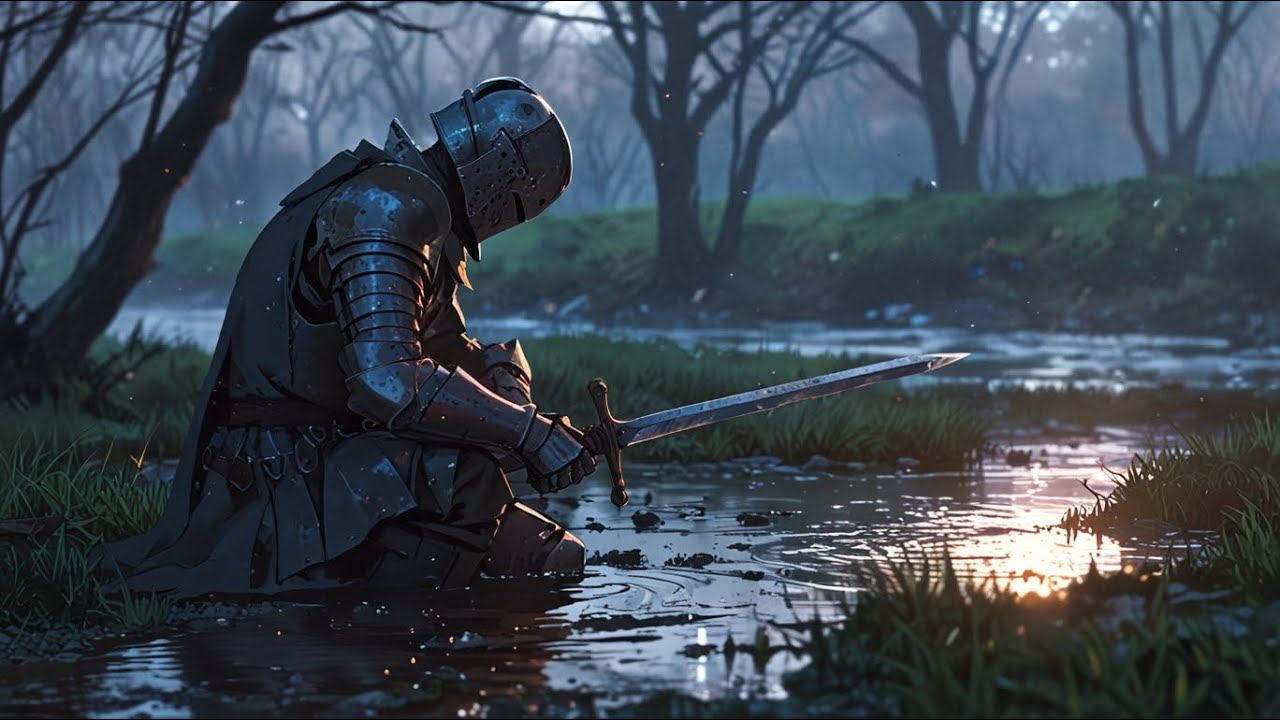 Lonely Knight in the Night | Melancholic Lo-Fi Hip Hop Music for Studying and Relaxing