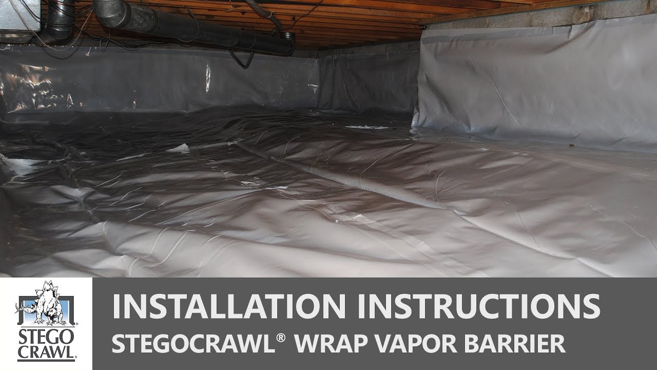 STEGOCRAWL® Wrap Crawl Space Vapor Barrier Installation - A Step by Step Guide