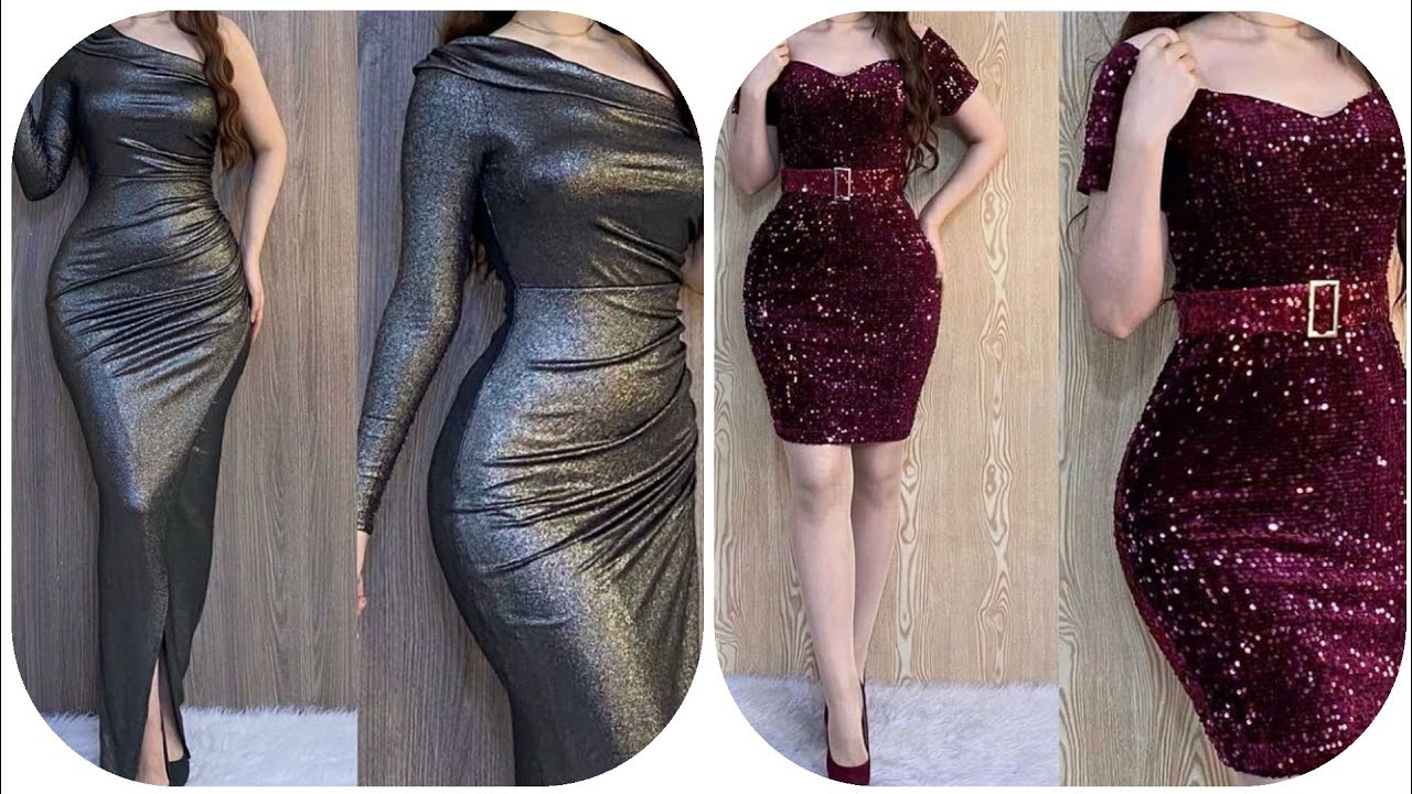 فساتين سواريه قمة بالأنوثة والشياكة لليلة رأس سنة2021💞