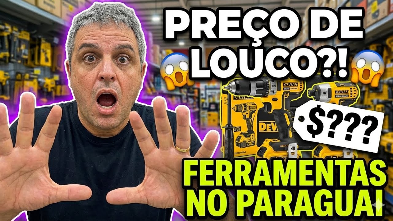 Entrei na Mundo das Ferramentas no PARAGUAI e fiquei em CHOQUE com os pre&ccedil;os!