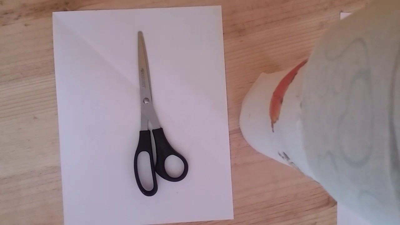 Cómo hacer  una cruz de papel