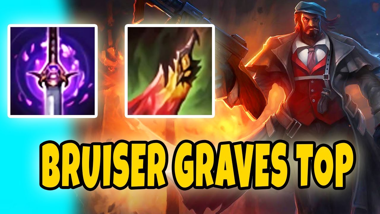 Bruiser Pen Graves Top! Death's Dance Is 100% Broken On Graves! Patch 10.5 - League of Legends