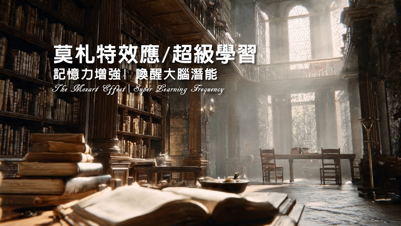 🎻 莫札特效應｜聽了變聰明的「古典 Alpha 波」｜提升專注力與記憶力｜記憶力增強｜喚醒大腦潛能