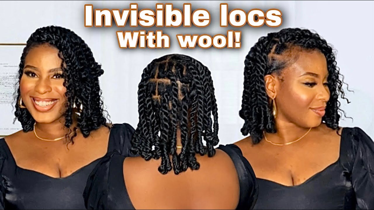 NEW METHOD| How to make invisible locs with Brazilian wool