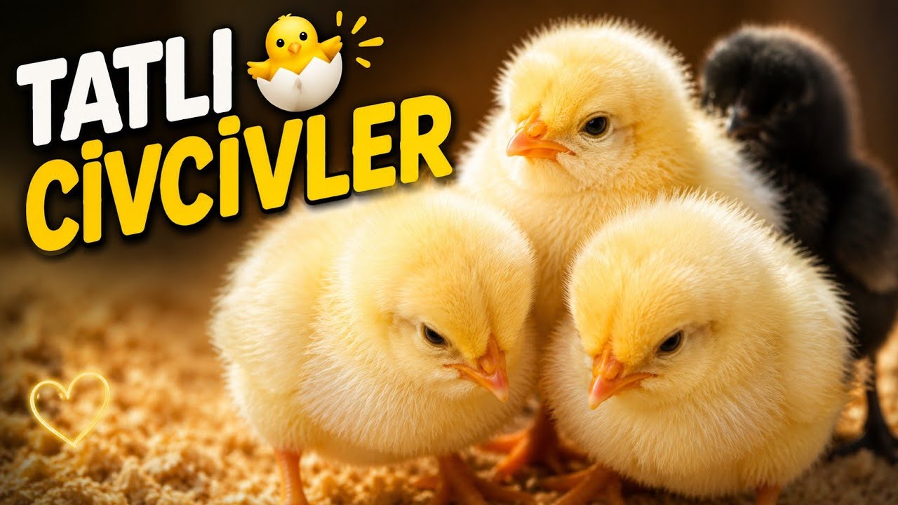 TATLI🐣CİVCİVLER #sesi #civciv#videoları#cikcik#videosu#1saat#c&uuml;c&uuml;k#sesleri#cucə#&ccedil;ağırma #c&uuml;cə#k&uuml;&ccedil;&uuml;k
