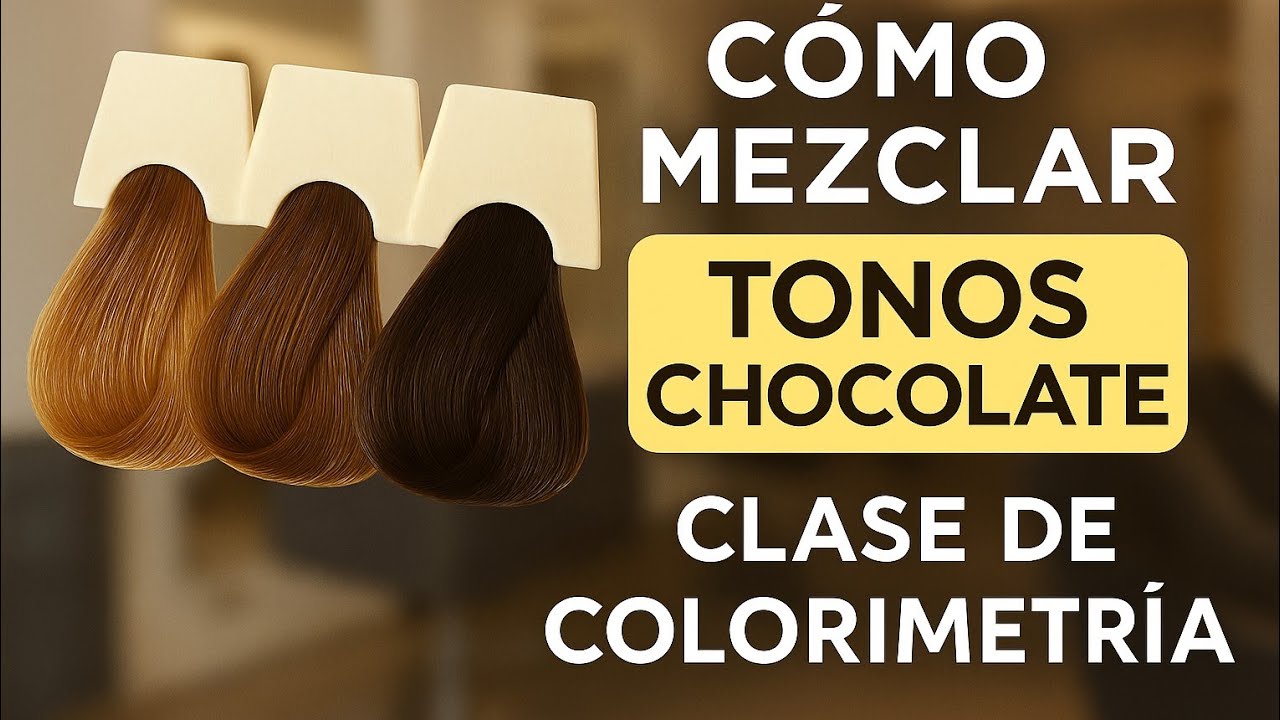Como mezclar tintes para TONOS CHOCOLATE en bases oscuras