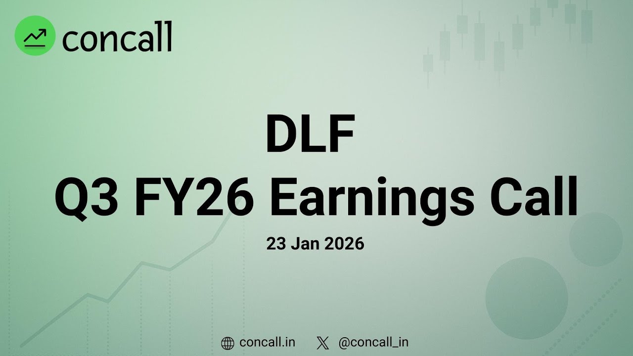 DLF Ltd Q3 FY26 Earnings Conference Call | Concall.in