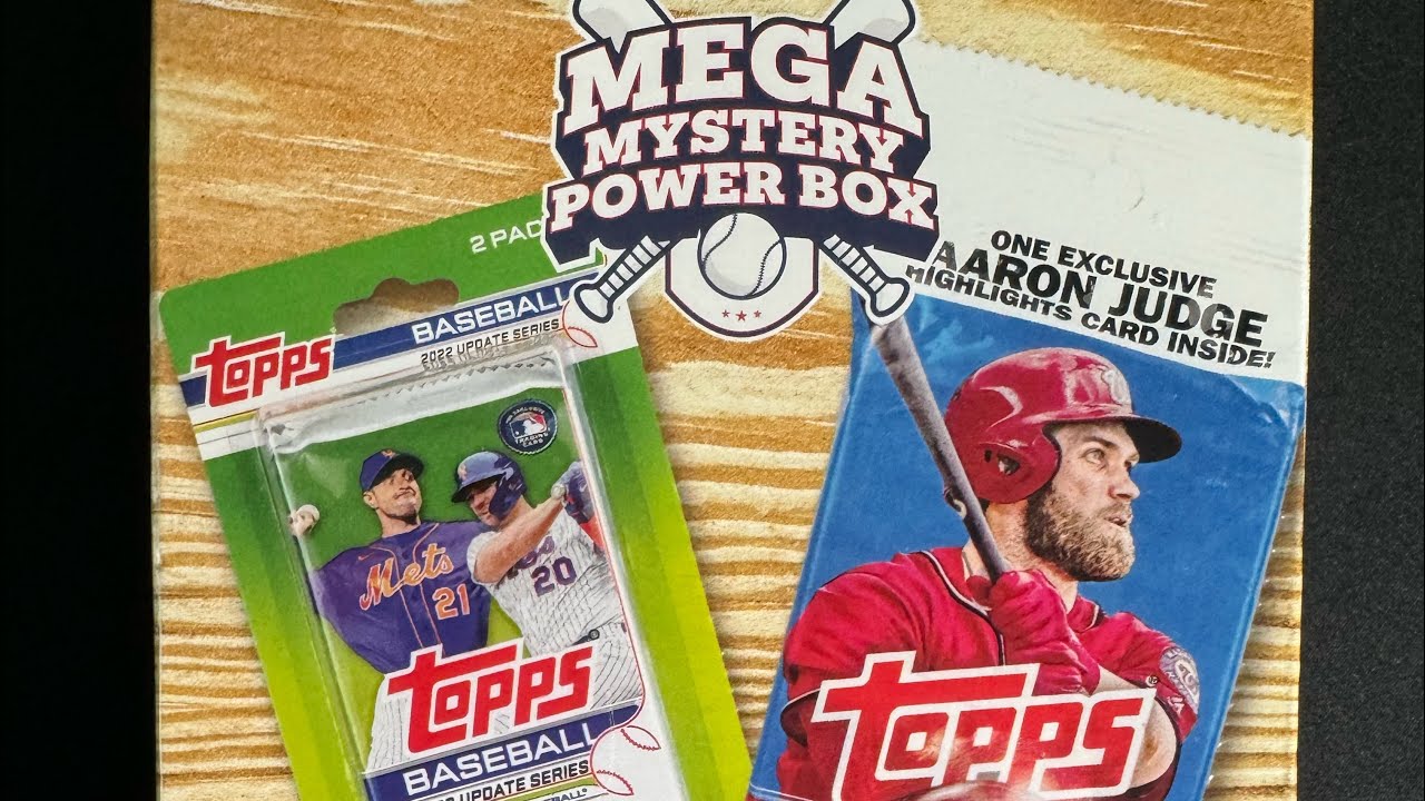 $90 Pack Inside???? Opening a Mega Mystery Power Baseball Box!!!!!