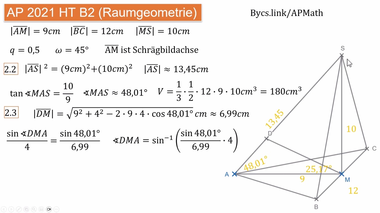 AP 2021 B2 HT II_III (Raumgeometrie)