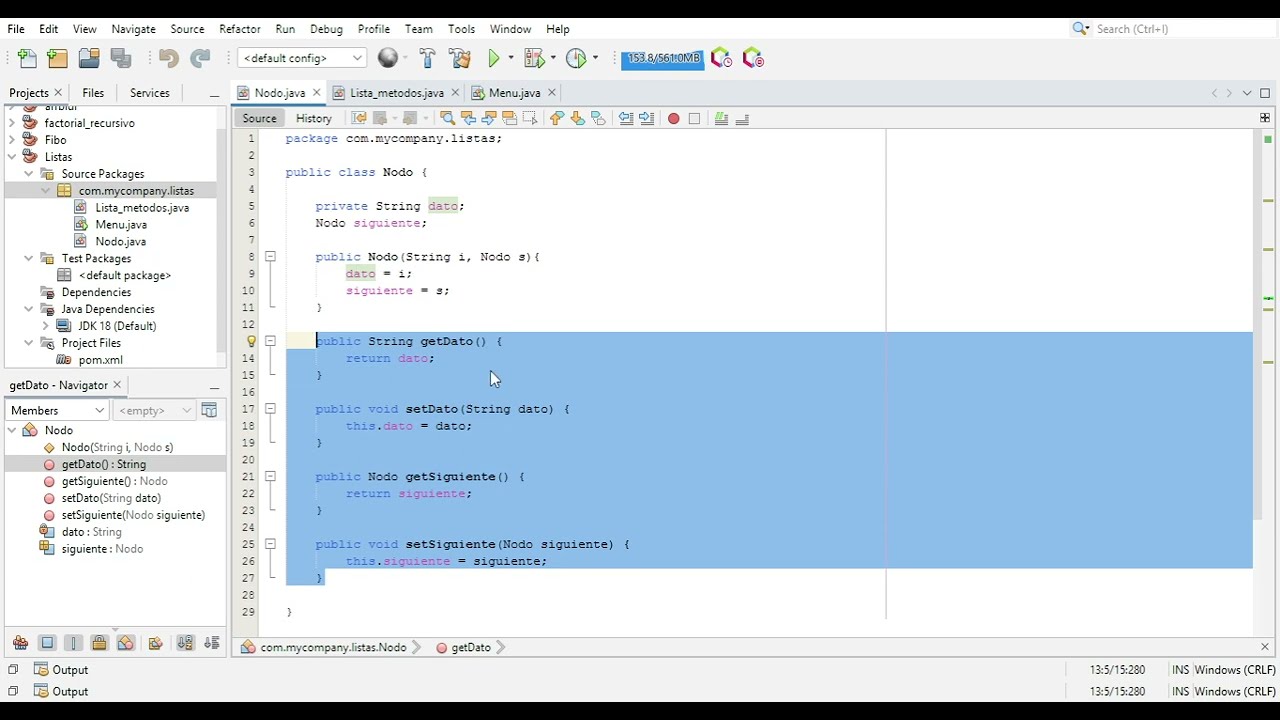 LISTA SIMPLEMENTE ENLAZADA EN JAVA - INSERTAR, MOSTRAR Y ELIMINAR | NODOS | ESTRUCTURA DE DATOS CODE