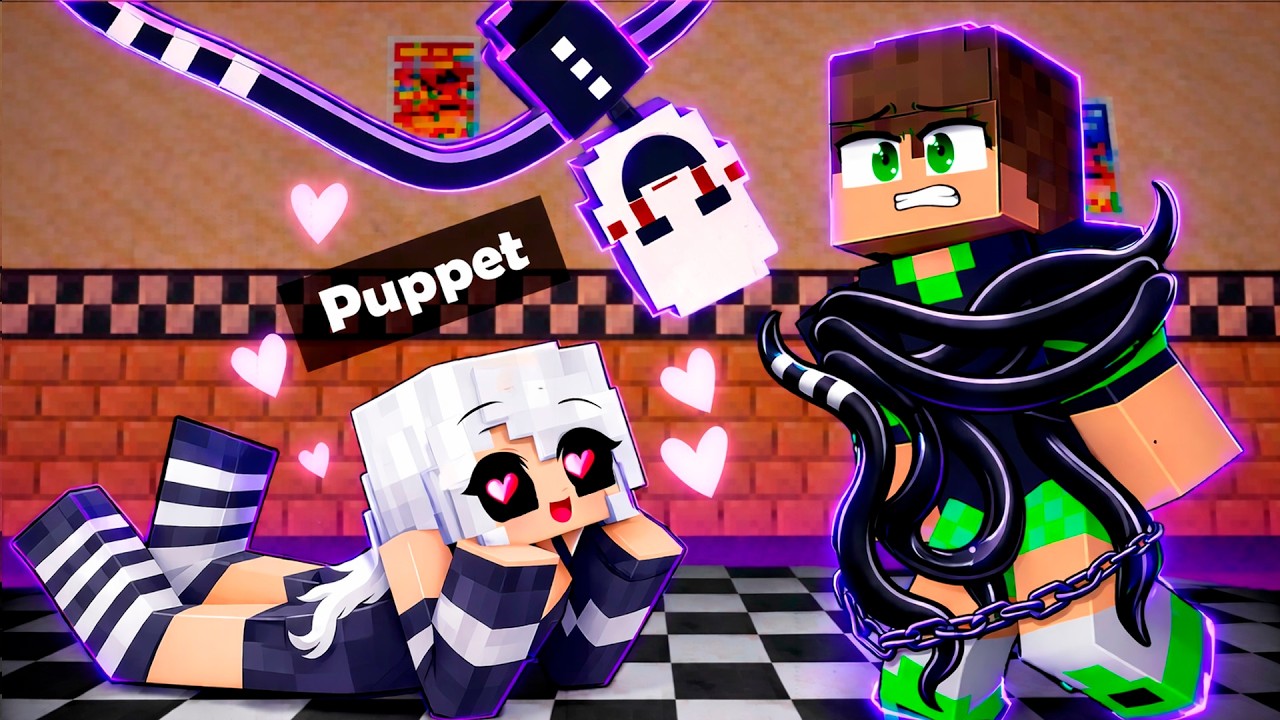 ESTOU NAMORANDO a GAROTA PUPPET no Minecraft PARTE 2 
