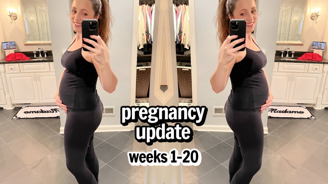 My Pregnancy Weeks 1-20 // early pregnancy signs, morning sickness remedy, skincare routine...