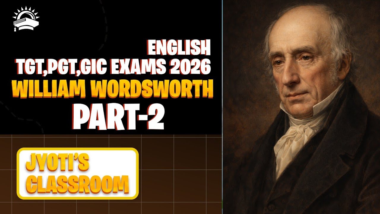 William Wordsworth ||Part 2 ||MCQS ||Youth Competition Time ||