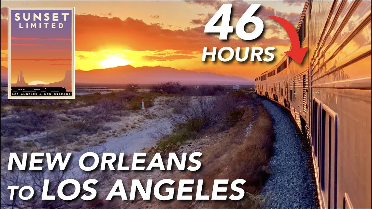 Из Нового Орлеана в Лос-Анджелес с Amtrak SUNSET LIMITED!