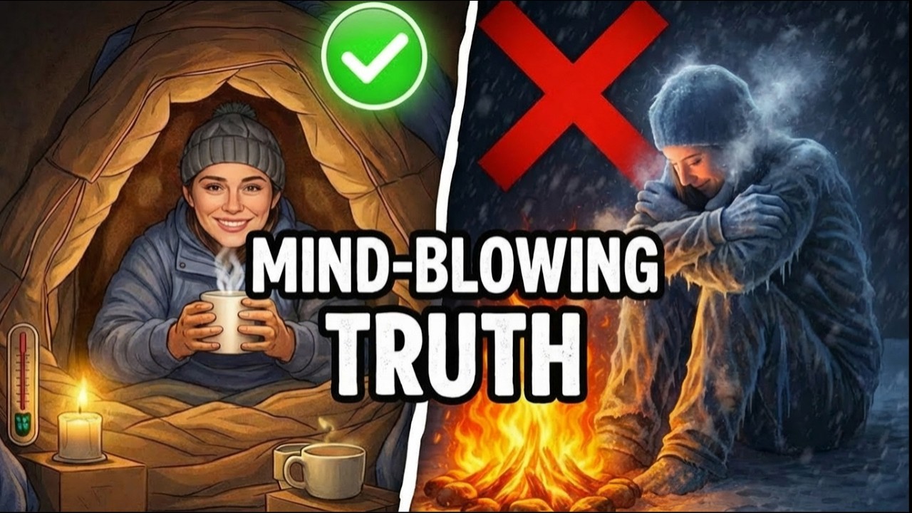 Fire Will Kill You - Do This Instead (-20°C Survival) Guide For Prepping Beginners