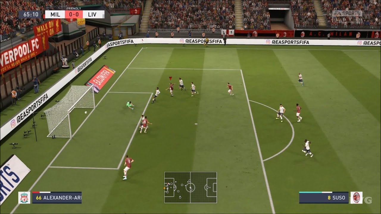 FIFA 20 - AC Milan vs Liverpool - Gameplay (PS4 HD) [1080p60FPS]
