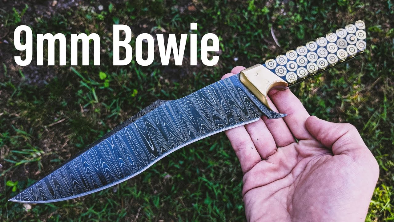 Изготовление ножей: 9-мм Bowie для Bowie Challenge 2021 года!