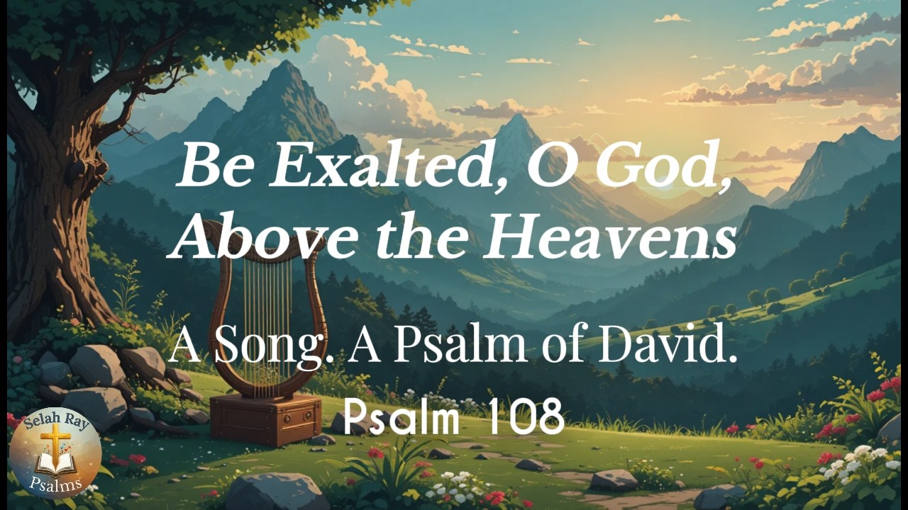 Psalm 108 - Music/Melody applied to Psalm - Sung in Worship (Lyric Video)