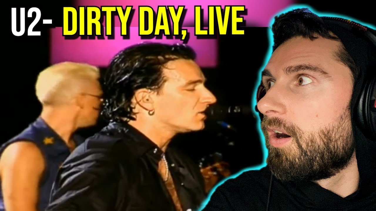 Мне нравится это завершение | U2- Dirty Day, Live Syndey 1993 (РЕАКЦИЯ!!!)
