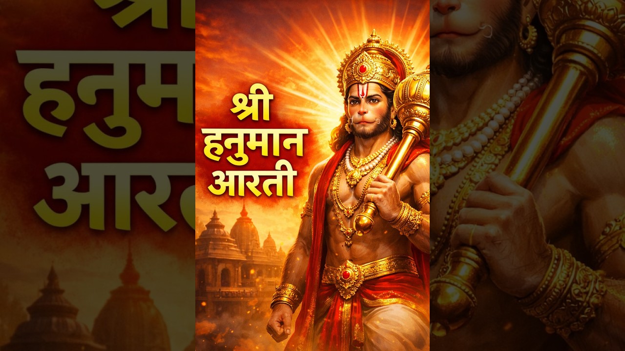 हनुमान जी की आरती | Jai Hanuman Gyan Gun Sagar | Morning Bhakti 🙏