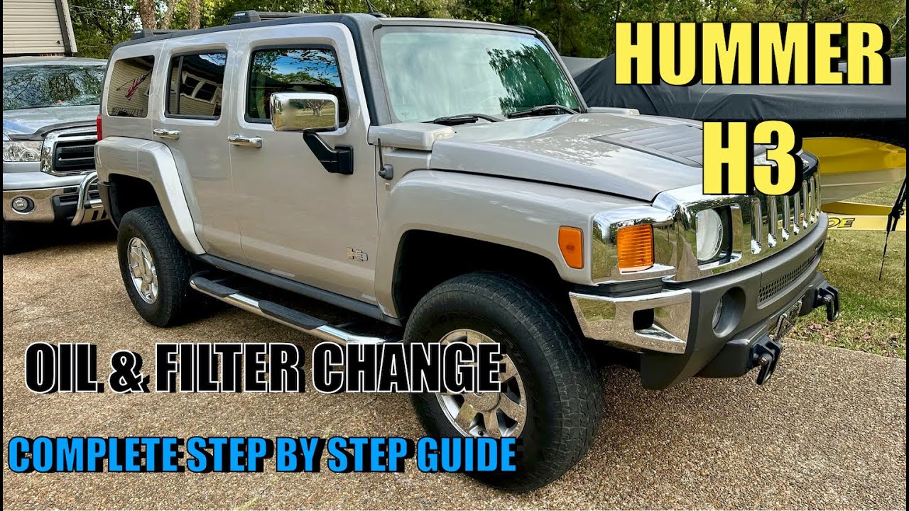 Hummer H3 Oil Change - Complete Step by Step Guide