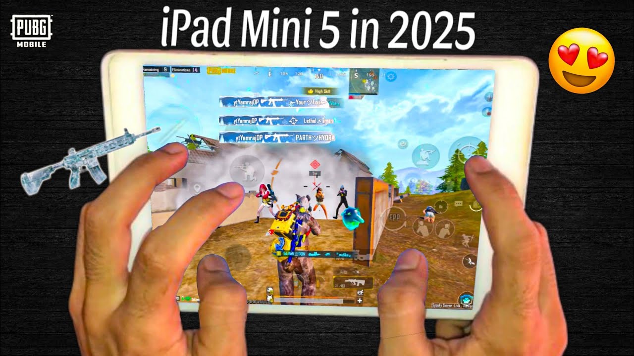iPAD MINI 5 PUBG HANDCAM 2025🔥/ Super Smooth Performance Test 😍 iOS 18.3 | PUBG|BGMI