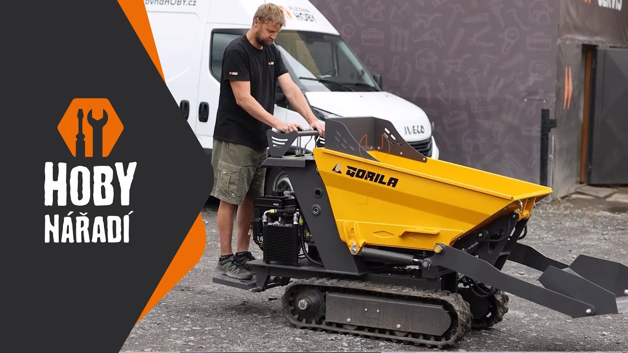 Mini Dumper, kter&yacute; proměn&iacute; těžkou pr&aacute;ci v hračku!🔧💪